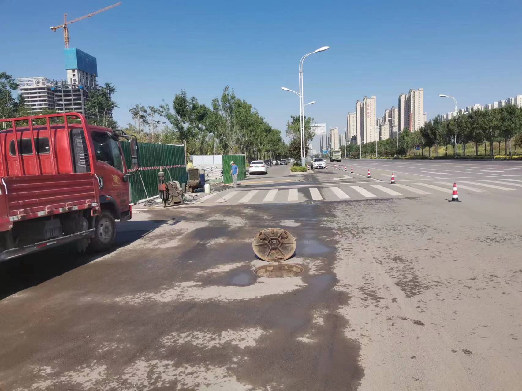 庆安路面地基沉降注浆
